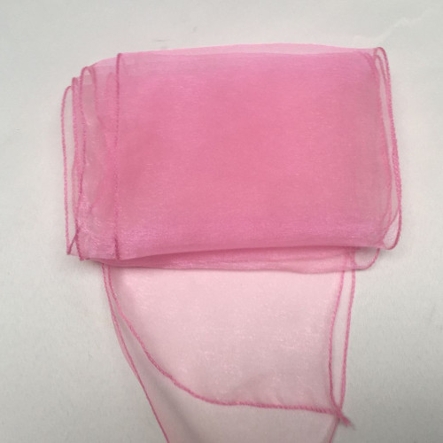 Baby Pink Organza Chair Bows - PACK of 10