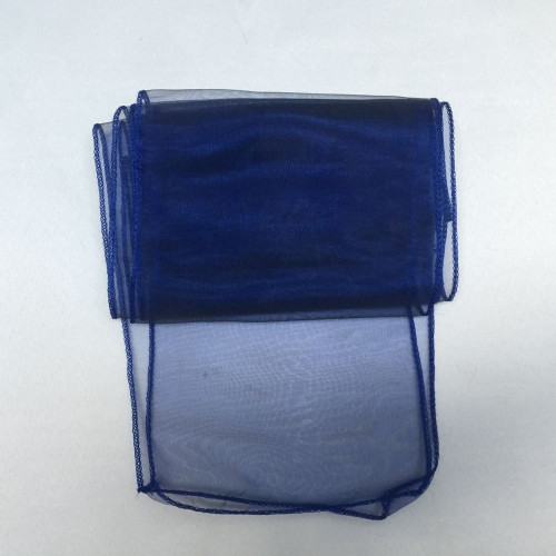 Navy Blue Organza Chair Bows - PACK of 10