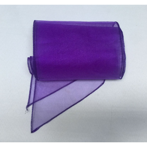 Purple Organza Chair Bows - PACK of 10