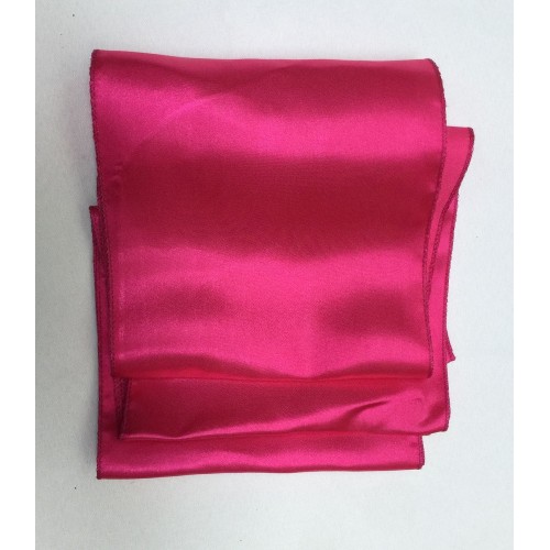Fuchsia Pink Satin Chair Bows - PACK of 10