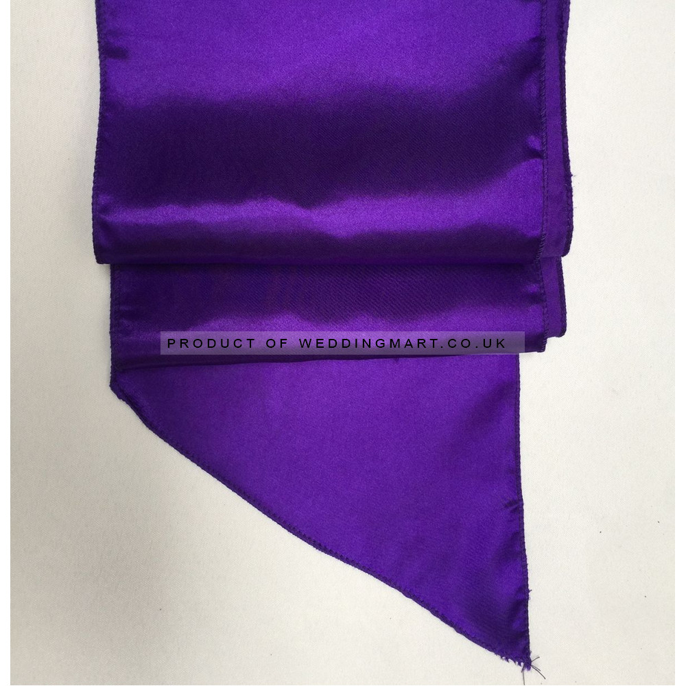 Cadbury Purple Satin Sash - PACK OF 10