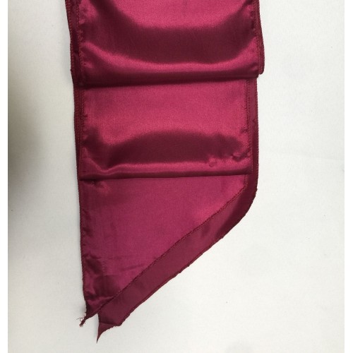 Burgundy Satin Chair Bows - Pack of 10
