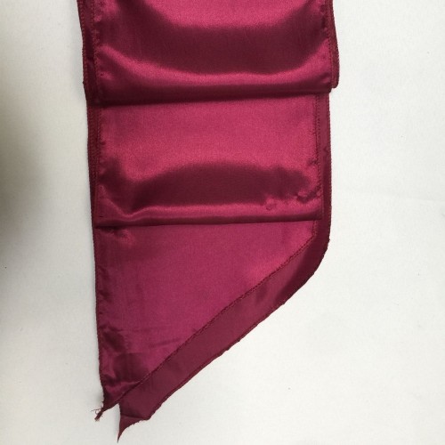 Burgundy Satin Chair Bows - Pack of 10