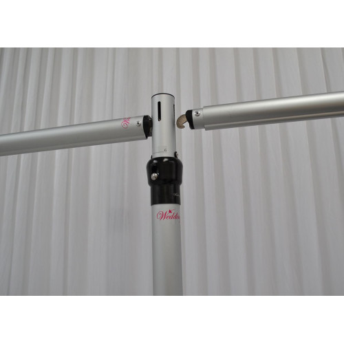 6Mx3M Heavy Duty Pipe and Drape | Telescopic Wedding Backdrop Stand KIT