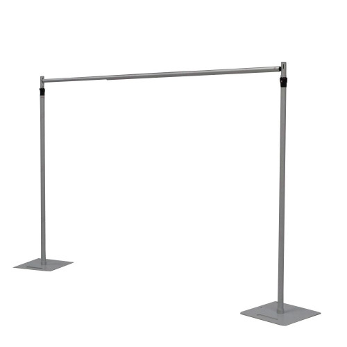 6Mx3M Heavy Duty Pipe and Drape | Telescopic Wedding Backdrop Stand KIT – Wholesale Backdrop Stands for Wedding Decorators | WeddingMart