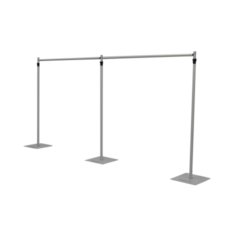6Mx3M Heavy Duty Pipe and Drape | Telescopic Wedding Backdrop Stand KIT