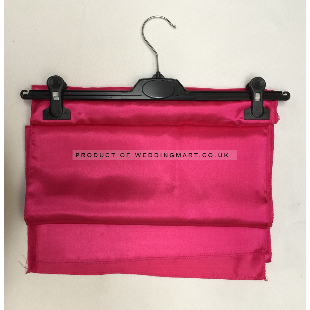 Hot Pink Fuchsia Satin Table Runners (14"x108")