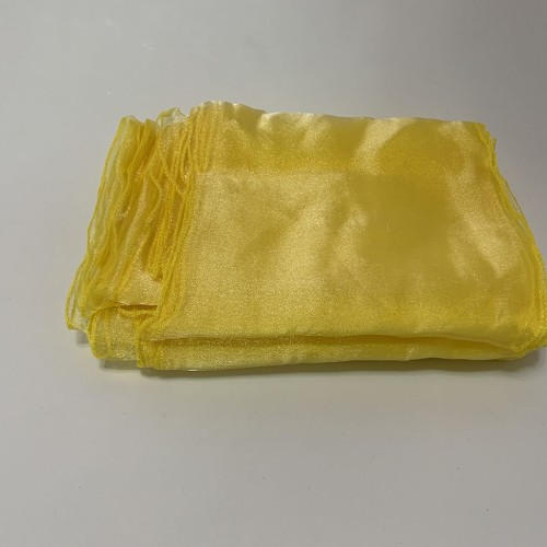 Yellow Organza Chair Bows - PACK of 10