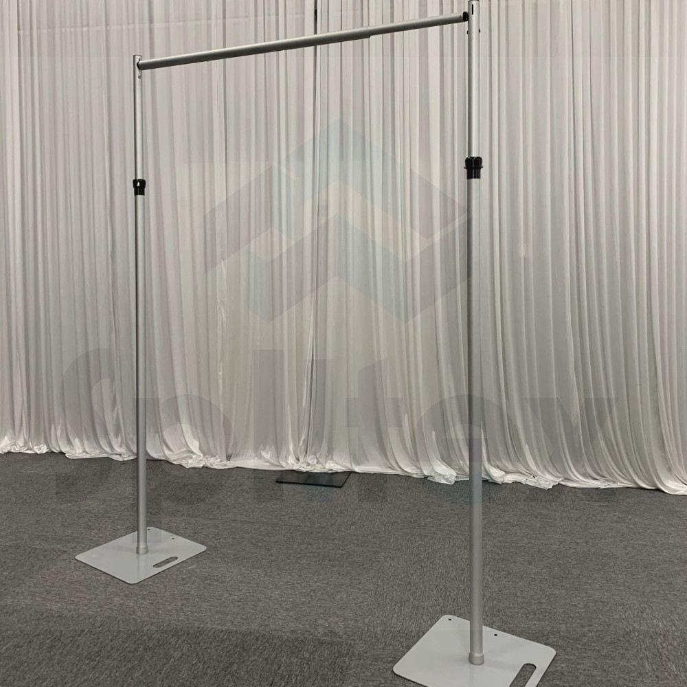 3Mx3M Heavy Duty Telescopic Pipe and Drape Backdrop Stand Kit – Splitex VX