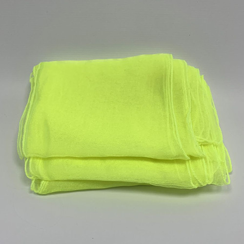 Lime Green Organza Chair Bows - PACK of 10