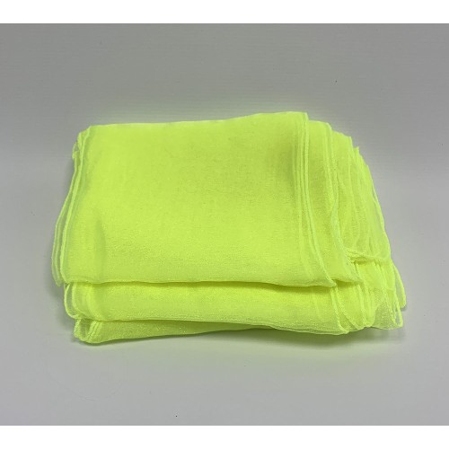 Lime Green Organza Chair Bows - PACK of 10