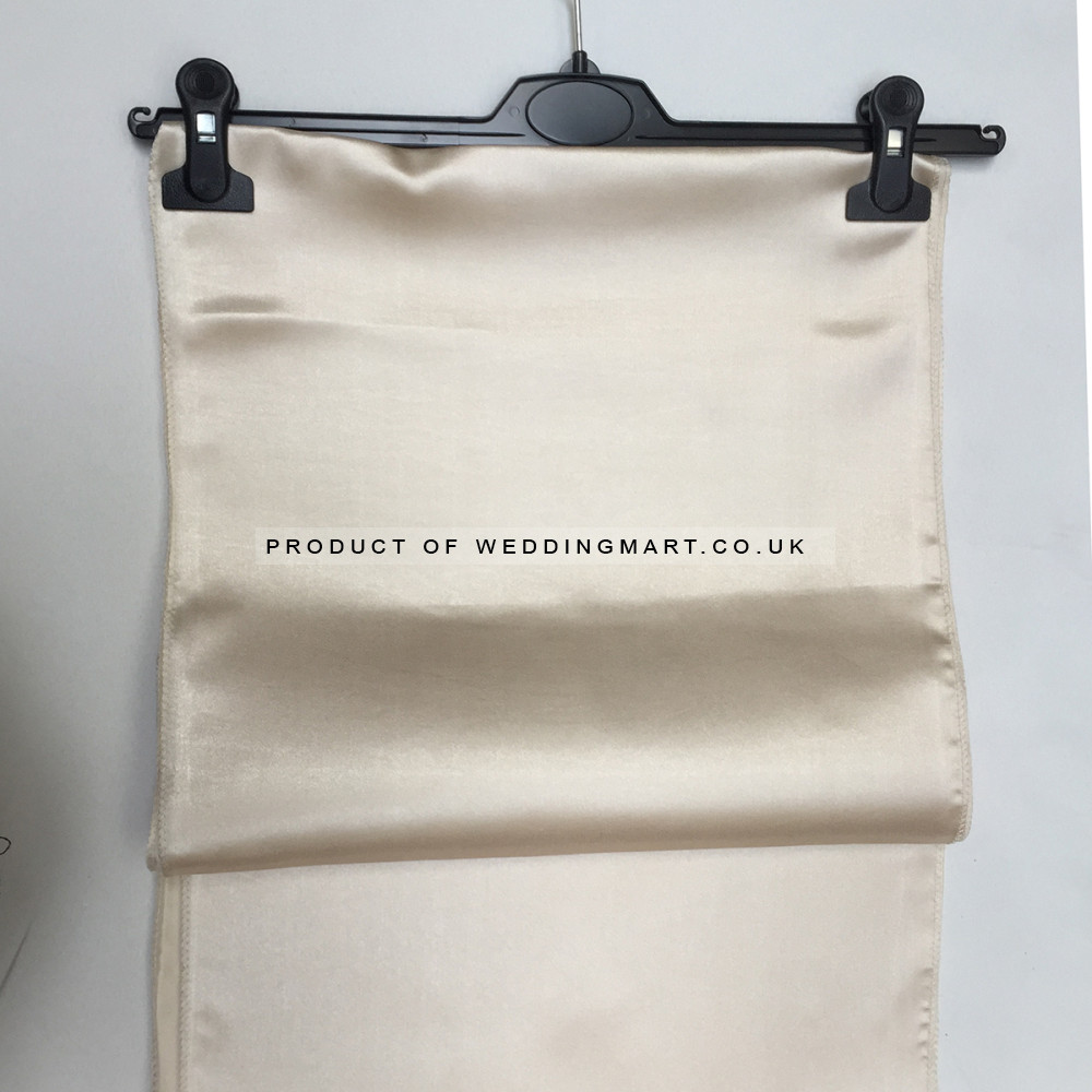 Ivory Satin Table Runners (14x108) – Wholesale Satin Table Runners for Wedding Decorators | WeddingMart