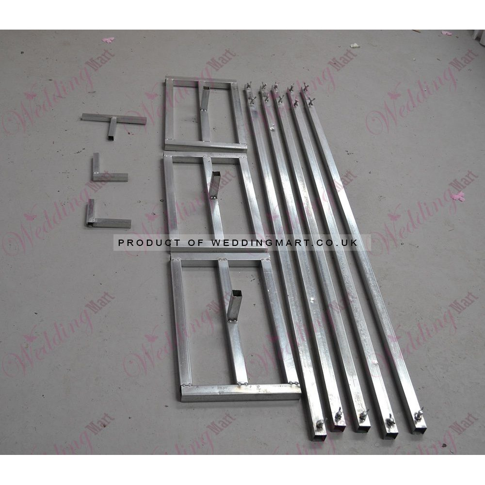 6Mx3M Economy Telescopic Wedding Backdrop Stand