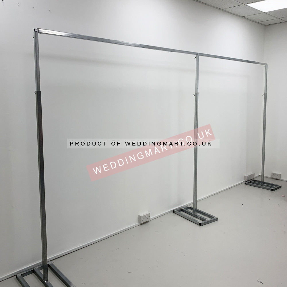 6Mx3M Economy Telescopic Wedding Backdrop Stand – Wholesale Backdrop Stands for Wedding Decorators | WeddingMart