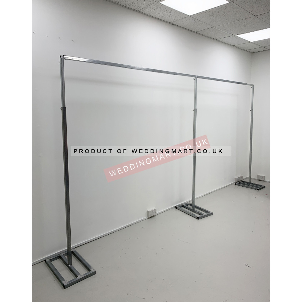 6Mx3M Economy Telescopic Wedding Backdrop Stand