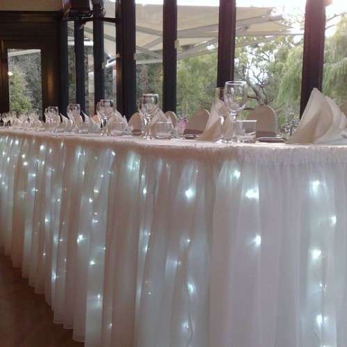 6M LED Lights for Table Skirt - ICE White