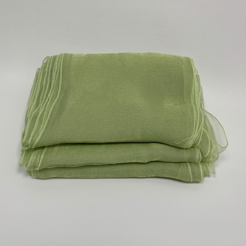 Mint Green Organza Chair Bows - PACK of 10