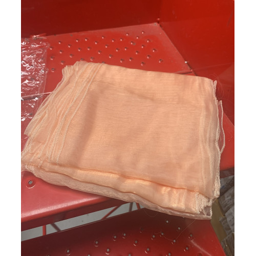 Peach Organza Chair Bows - PACK of 10