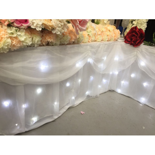 3M LED Starlight Wedding Cake Table Skirt