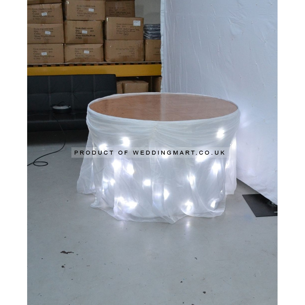 3M LED Starlight Wedding Cake Table Skirt