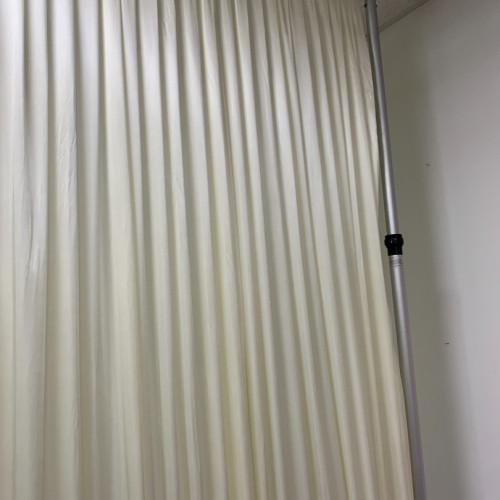 6m (w) x 3m (h) Wedding Backdrop Curtain - Ivory – Wholesale Silk Backdrop Curtains for Wedding Decorators | WeddingMart