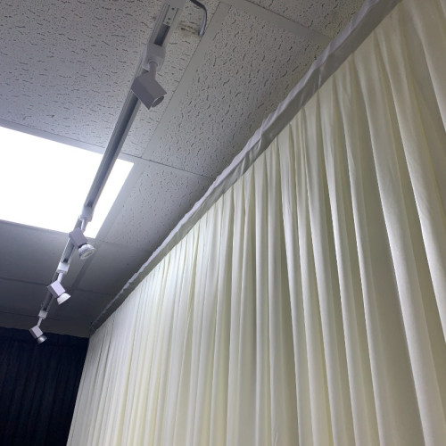 6m (w) x 3m (h) Wedding Backdrop Curtain - Ivory – Wholesale Silk Backdrop Curtains for Wedding Decorators | WeddingMart