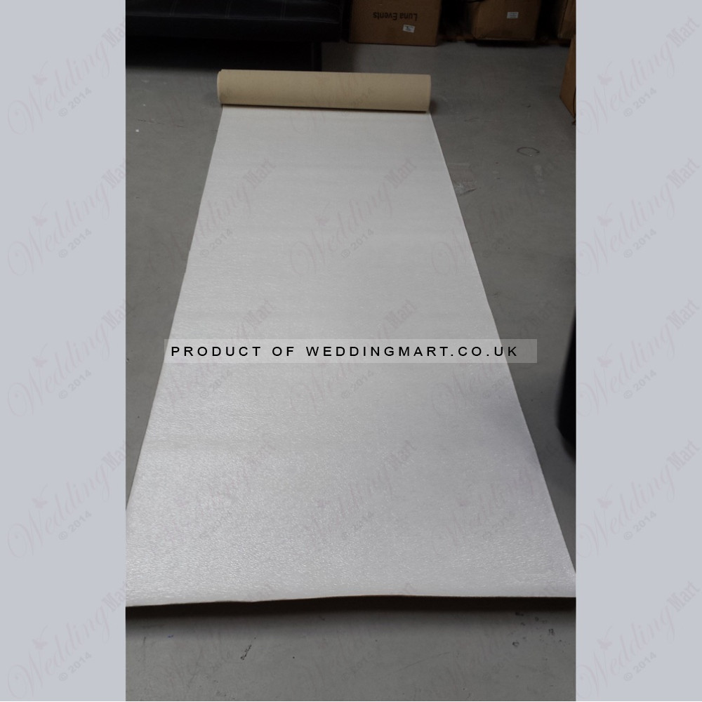 Heavy Duty Re-Usable Walkway Carpet Aisle Runner - WHITE – Wholesale Walkway Carpets for Wedding Decorators | WeddingMart