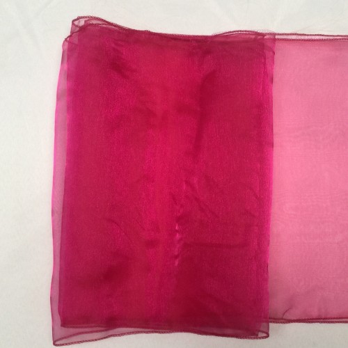 Hot Pink Organza Table Runners (14"x108")