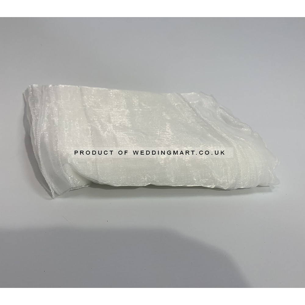 White Organza Table Runners (14"x108")
