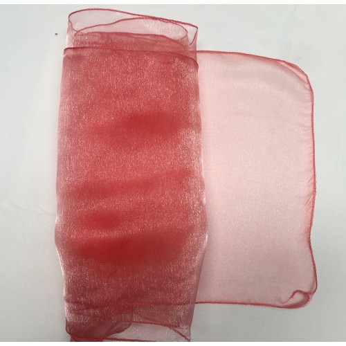 Coral Organza Table Runners (14"x108")