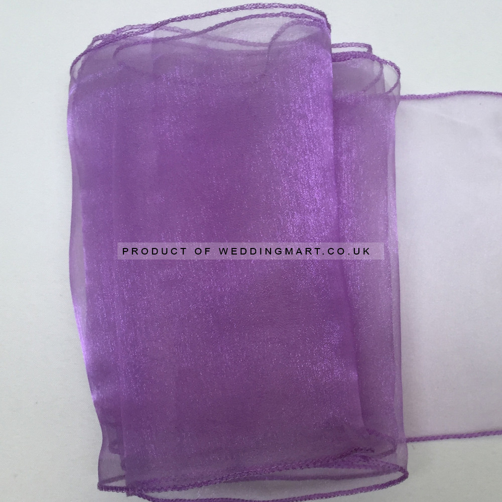 Lilac Organza Table Runners (14x108) – Wholesale Organza Table Runners for Wedding Decorators | WeddingMart