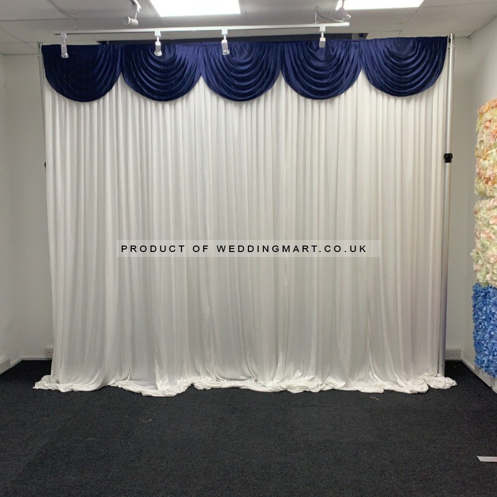 3M Detachable Swag - Navy – Wholesale Standard Swags for Wedding Decorators | WeddingMart