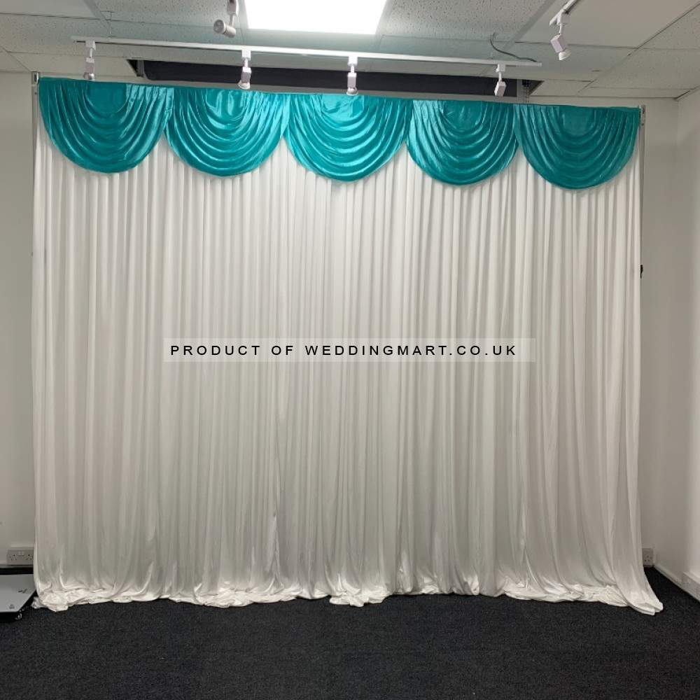 3M Detachable Swag - Turquoise – Wholesale Standard Swags for Wedding Decorators | WeddingMart