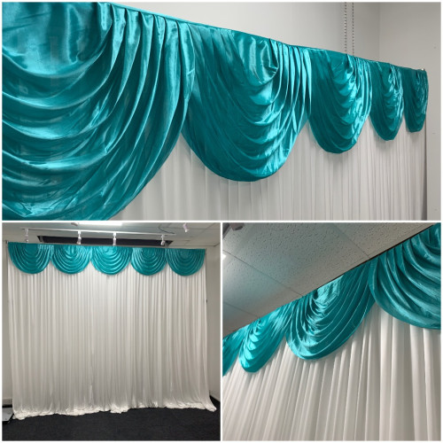 3M Detachable Swag - Turquoise – Wholesale Standard Swags for Wedding Decorators | WeddingMart