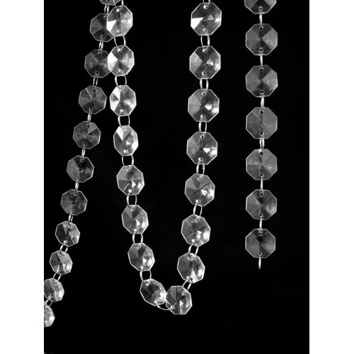 1m Acrylic Crystal Chain Beads