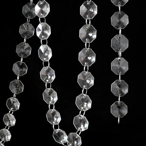1m Acrylic Crystal Chain Beads