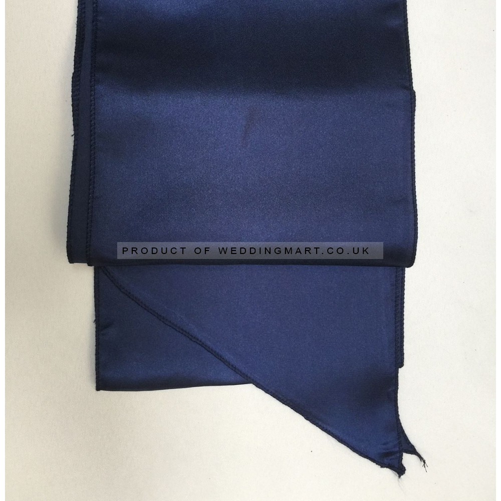 Navy Blue Satin Sash - PACK OF 10
