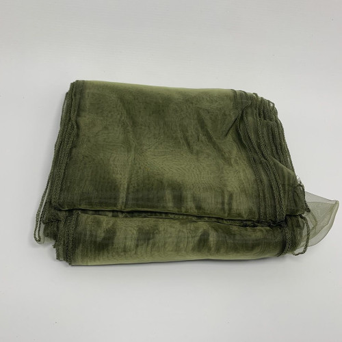 Olive Green Organza Chair Bows - PACK of 10