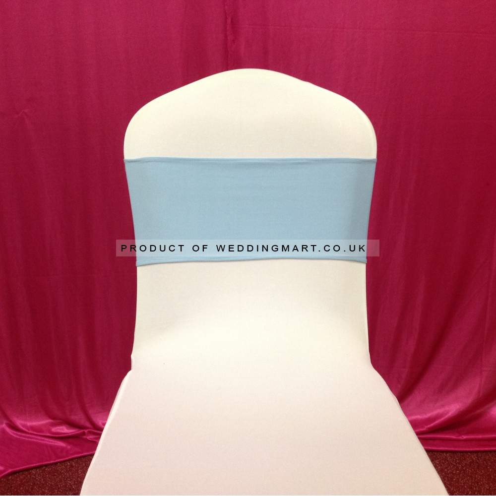 Turquoise Blue Spandex Chair Band - Pack of 10 – Wholesale Spandex Chair Bands for Wedding Decorators | WeddingMart