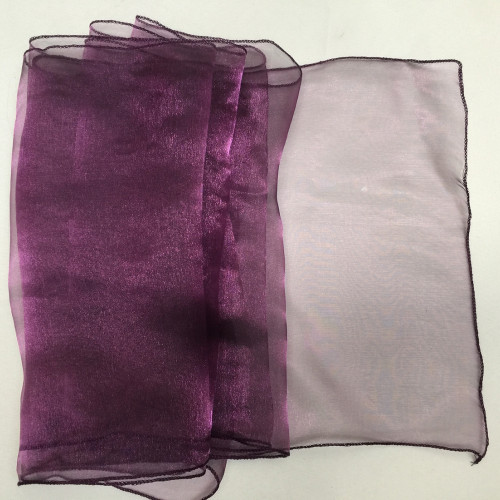 Plum Organza Table Runners (14"x108") Plum Organza Table Runners (14"x108")