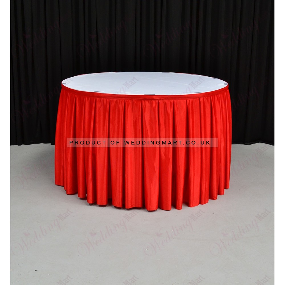 4M Red Table Skirt