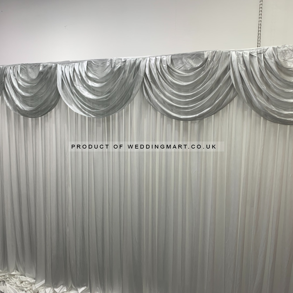 3M Detachable Swag - Silver – Wholesale Standard Swags for Wedding Decorators | WeddingMart