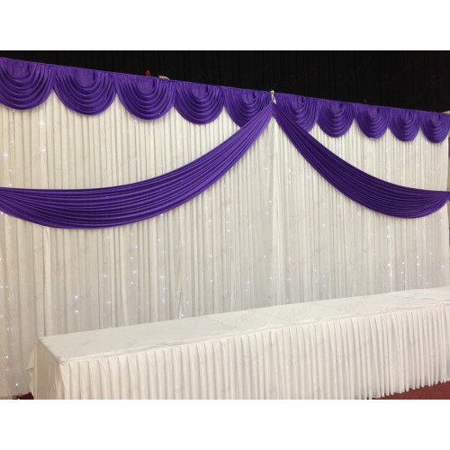 Purple Butterfly Backdrop Curtain
