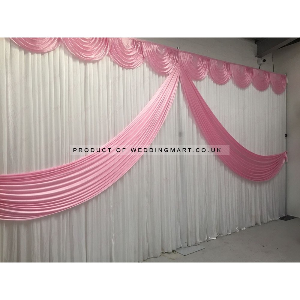 Baby Pink Butterfly Backdrop Curtain | FOR SALE | UKs Leading ...