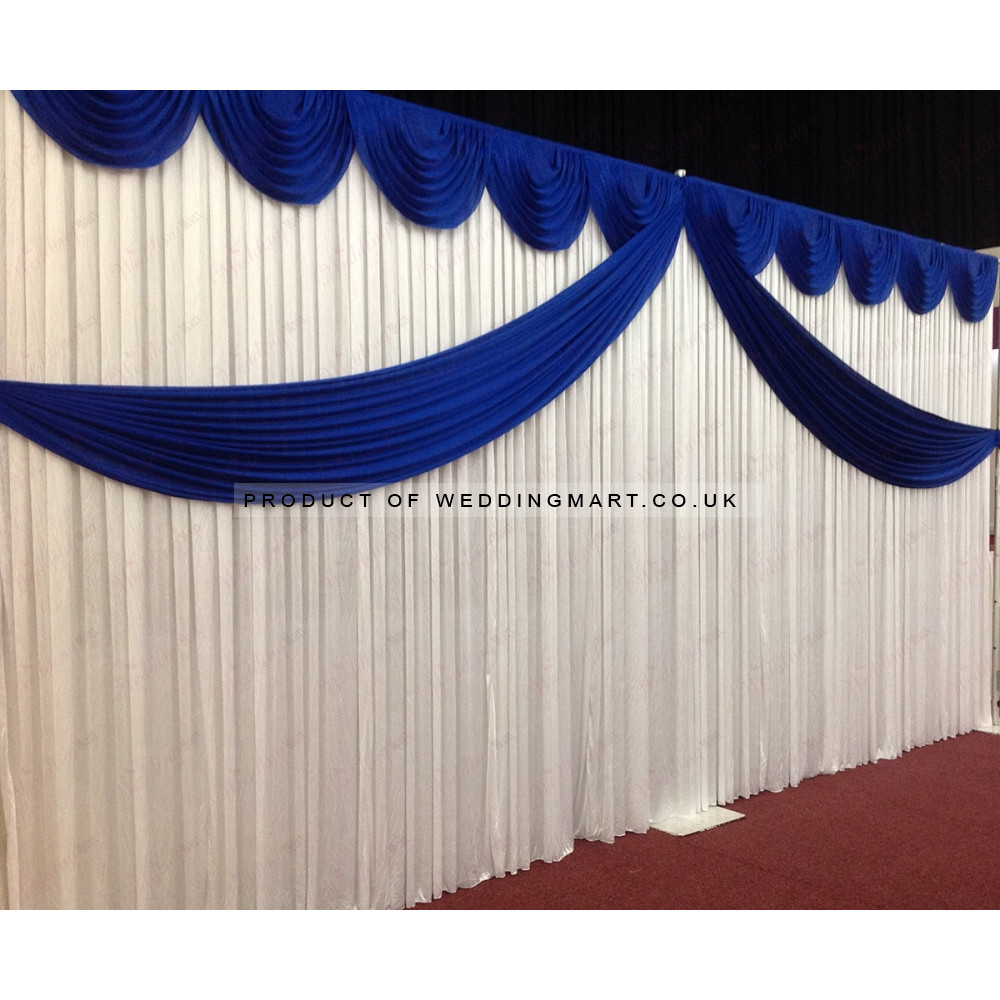 Butterfly Wedding Backdrop Swag - Royal Blue