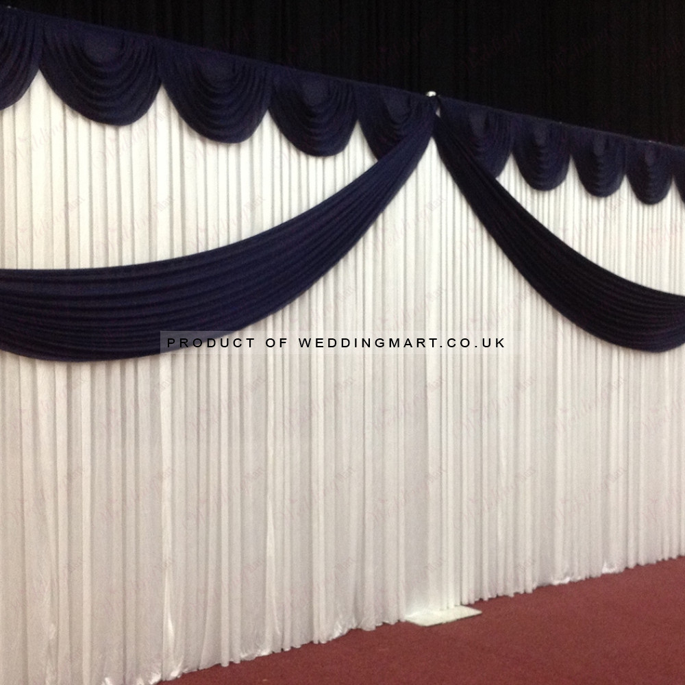 Butterfly Wedding Backdrop Swag - Navy