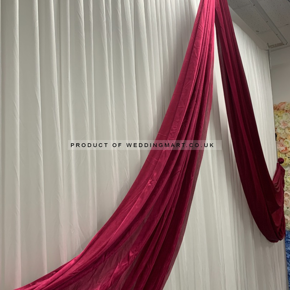 Maroon Butterfly Swag – Wholesale Butterfly Swags for Wedding Decorators | WeddingMart