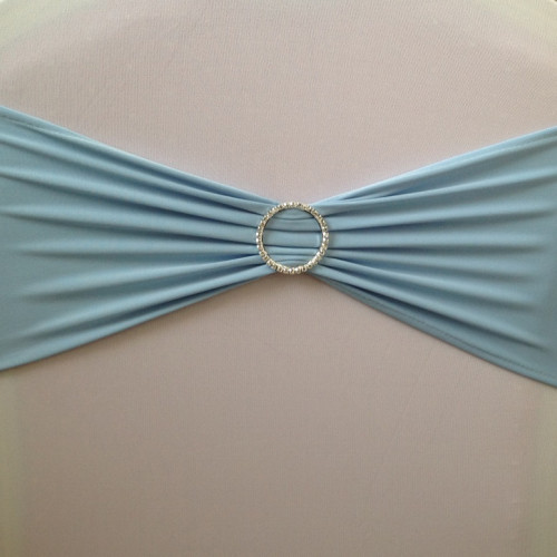 Silver Diamante Buckles for Lycra Bands – Wholesale Accessories for Wedding Decorators | WeddingMart