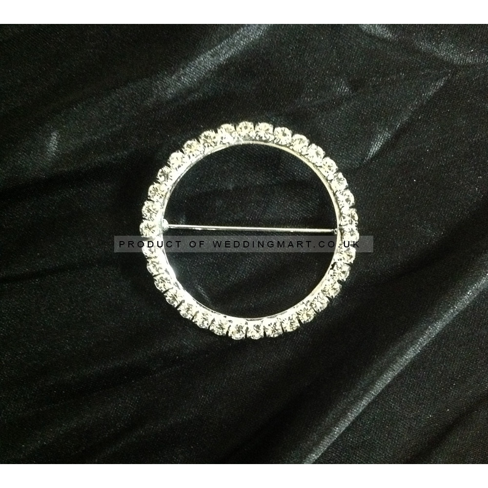 Silver Diamante Buckles for Lycra Bands