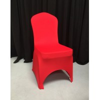RED Premium Spandex Chair Covers - ARCH FRONT